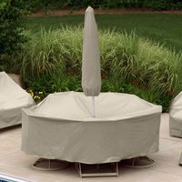 Winter outdoor patio furniture set covers
